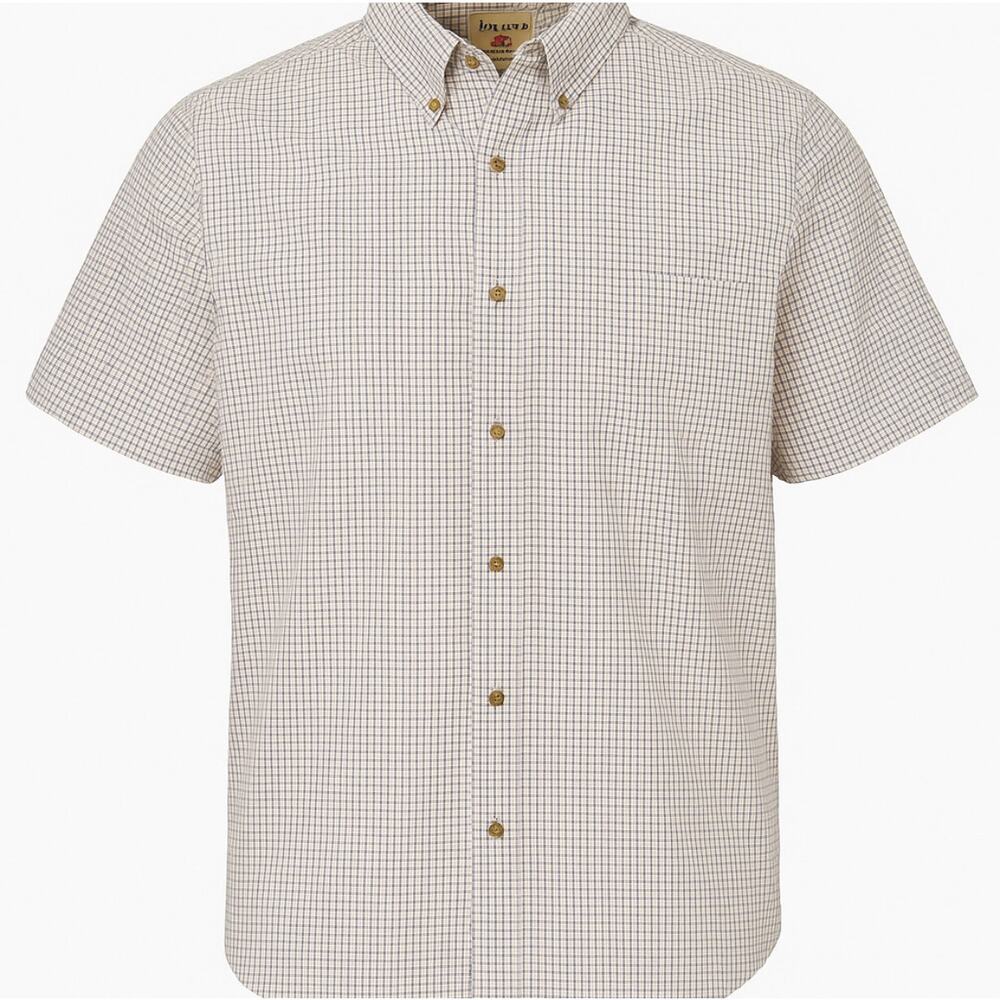 Red Head Large Tall Men’s Plaid Button Down Casual Shirt